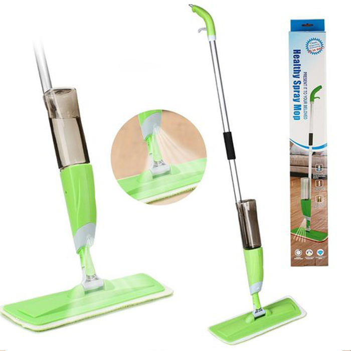 Water spray floor cleaning mop